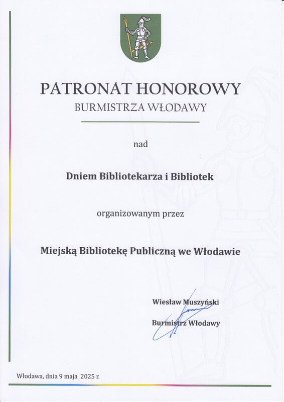 Honorowy Patronat Burmistrza Włodawy