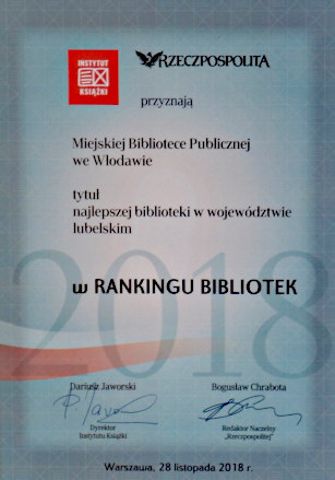 Ranking Bibliotek 2018